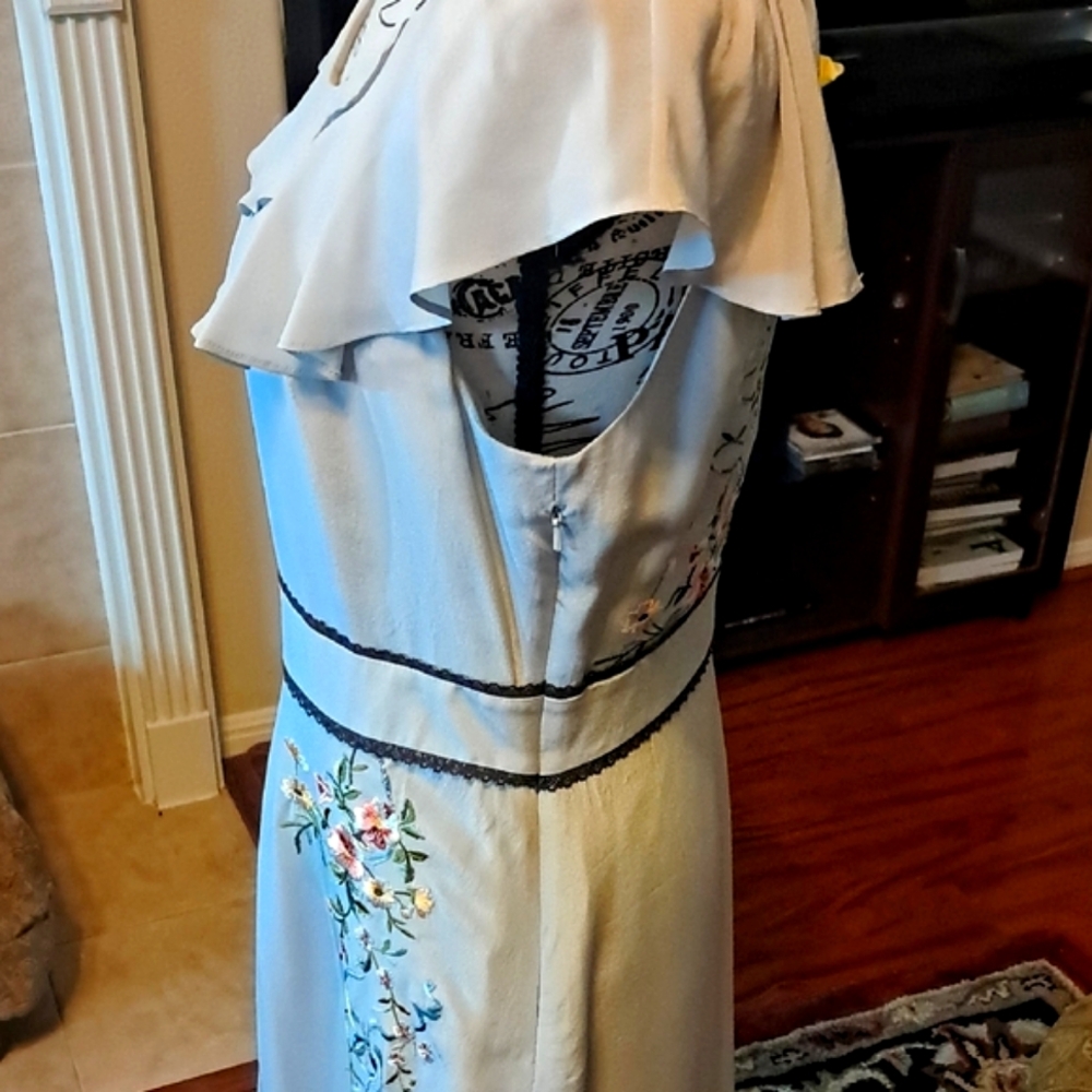 Floreat Anthropologie Silk Dress Size 8 - Picture 4 of 7